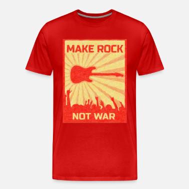 Make rock not war' Men's T-Shirt 